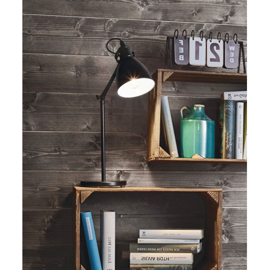 Eglo 55251 - Stolní lampa PRIDDY 1xE27/40W/230V černá