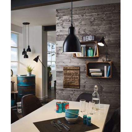 Eglo 55251 - Stolní lampa PRIDDY 1xE27/40W/230V černá