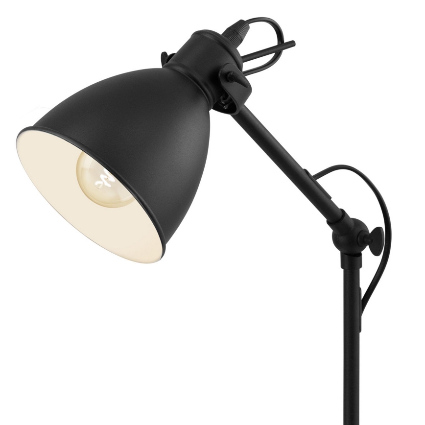 Eglo 55251 - Stolní lampa PRIDDY 1xE27/40W/230V černá