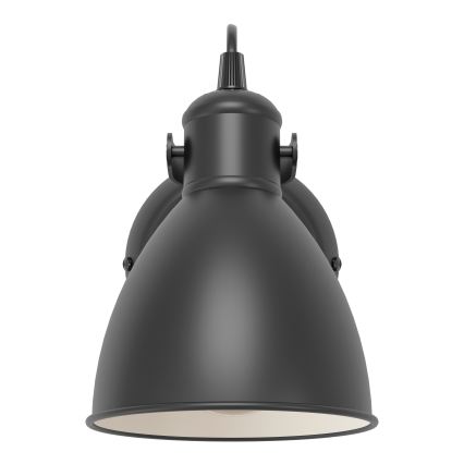 Eglo 55261 - Nástěnná lampa PRIDDY 1xE27/40W/230V černá