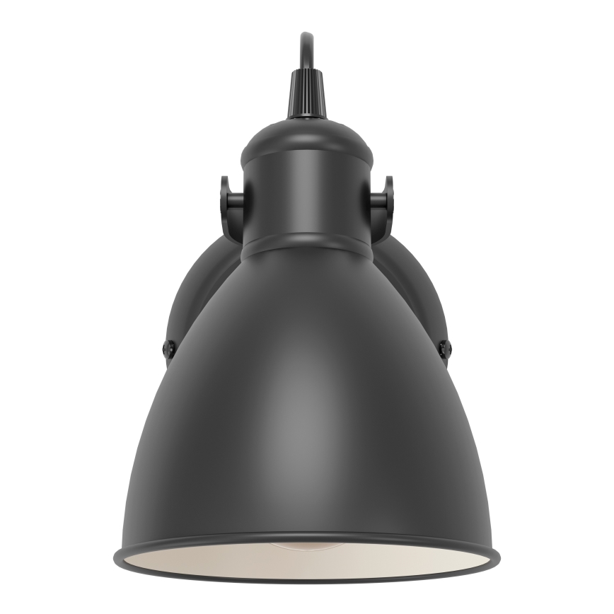 Eglo 55261 - Nástěnná lampa PRIDDY 1xE27/40W/230V černá
