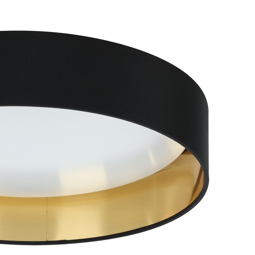 Eglo 55267 - LED Stropní svítidlo MASERLO LED/16W/230V 3000K pr. 40,5 cm černá/měděná