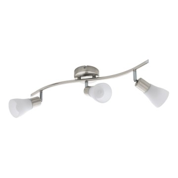 Eglo 55426 - LED Bodové svítidlo 3xE14/4W/230V matný chrom