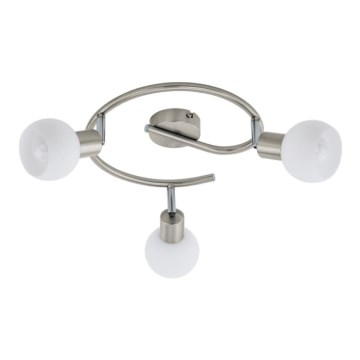 Eglo 55427 - LED Bodové svítidlo 3xE14/4W/230V pr. 27 cm matný chrom