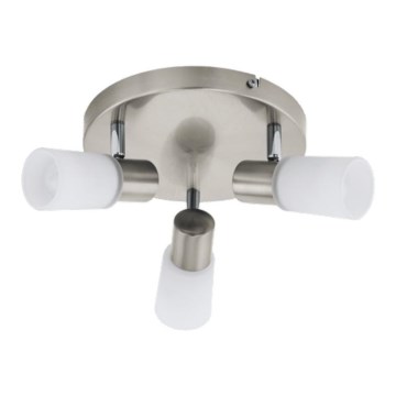 Eglo 55428 - LED Bodové svítidlo 3xE14/4W/230V pr. 21 cm matný chrom
