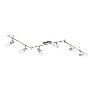 Eglo 55448 - LED Bodové svítidlo 6xE14/4W/230V matný chrom
