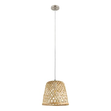 Eglo 55696 - Lustr na lanku KIRKCOLM 1xE27/60W/230V béžová