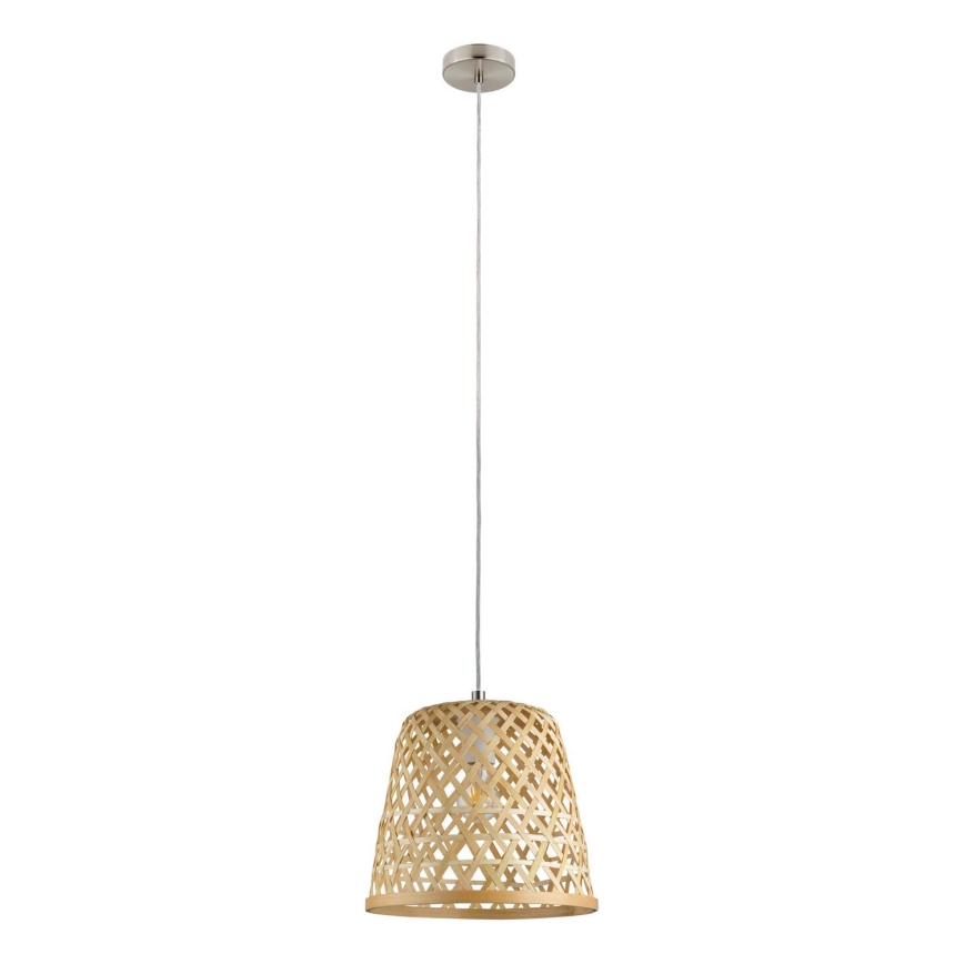 Eglo 55696 - Lustr na lanku KIRKCOLM 1xE27/60W/230V béžová