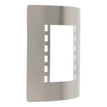 Eglo 55761 - LED Venkovní nástěnné svítidlo 1xE27/10W/230V IP44  matný chrom
