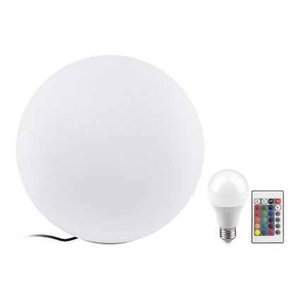Eglo 55788 - LED RGBW Venkovní lampa MONTEROLO-C 1xE27/9W/230V 2700-6500K IP65 pr. 50 cm + dálkové ovládání