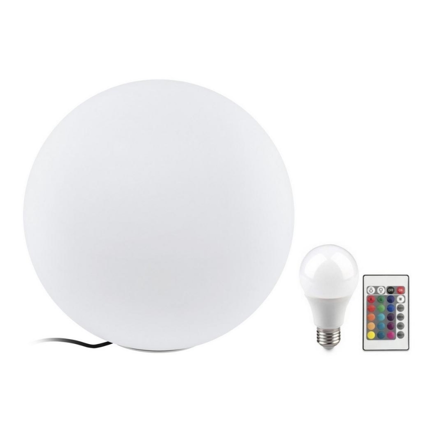 Eglo 55788 - LED RGBW Venkovní lampa MONTEROLO-C 1xE27/9W/230V 2700-6500K IP65 pr. 50 cm + dálkové ovládání