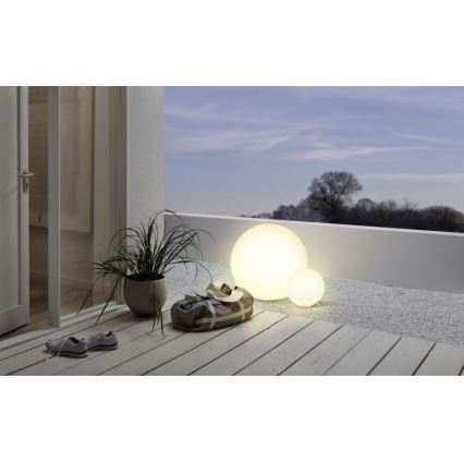 Eglo 55788 - LED RGBW Venkovní lampa MONTEROLO-C 1xE27/9W/230V 2700-6500K IP65 pr. 50 cm + dálkové ovládání