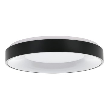 Eglo 55802 - LED Stmívatelné stropní svítidlo 4xLED/8,1W/230V 3000-6500K pr. 48 cm černá + dálkové ovládání