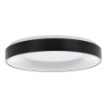 Eglo 55802 - LED Stmívatelné stropní svítidlo 4xLED/8,1W/230V 3000-6500K pr. 48 cm černá + dálkové ovládání