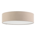 Eglo 55806 - LED Stropní svítidlo 1xE27/11W/230V pr. 38 cm taupe