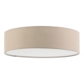 Eglo 55873 - LED Stropní svítidlo 1xE27/11W/230V pr. 38 cm taupe