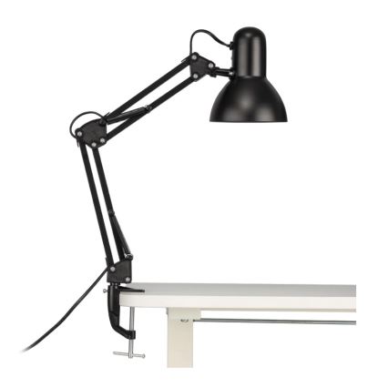 Eglo 56043 - LED Stolní lampa s klipem 1xE14/4,9W/230V černá