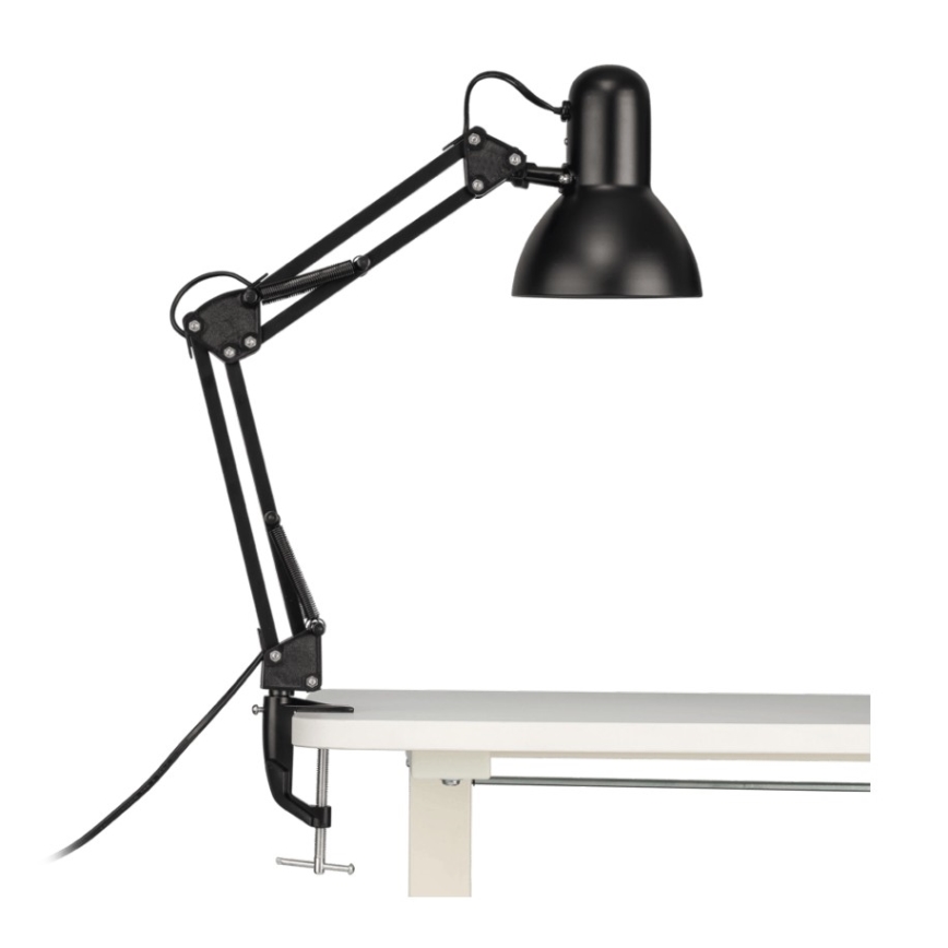 Eglo 56043 - LED Stolní lampa s klipem 1xE14/4,9W/230V černá