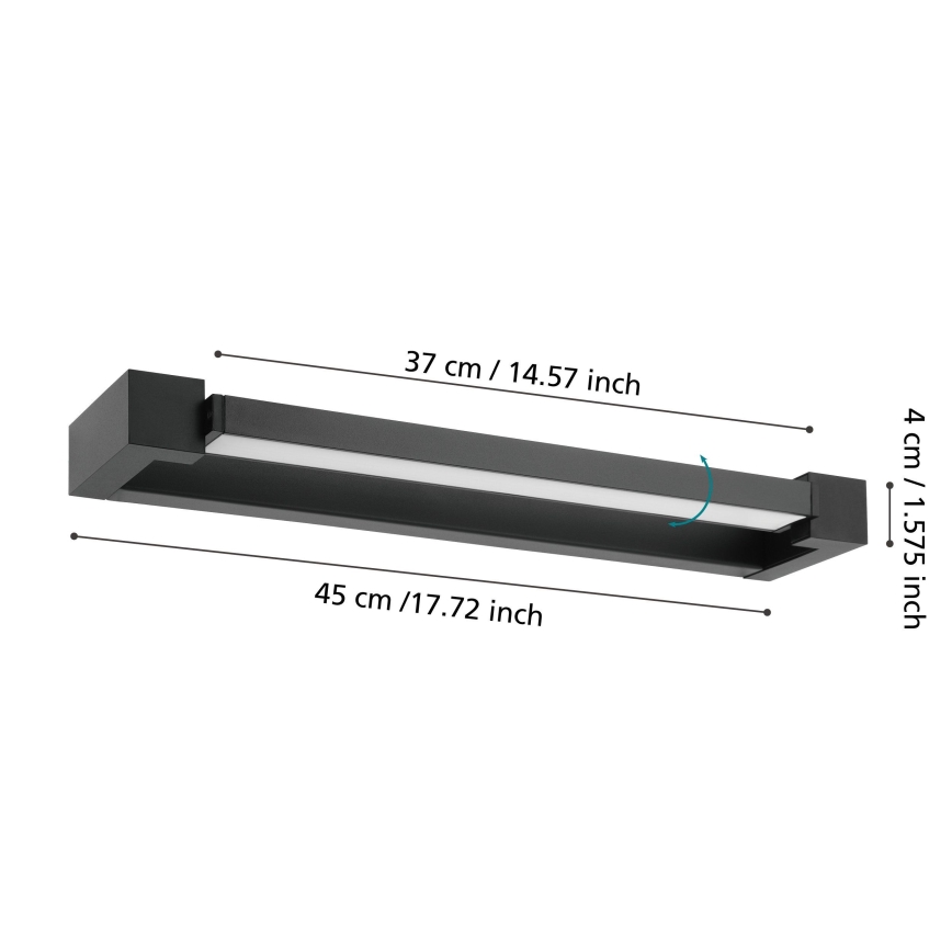 Eglo 56464 - LED Koupelnové osvětlení zrcadla GEMILIANA LED/8,9W/230V 4000K 45 cm IP44