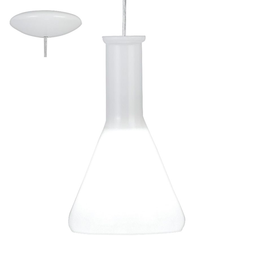 Eglo 62264 - Lustr na lanku PASCOA PRO 1xE27/60W/230V 16,8 cm bílá