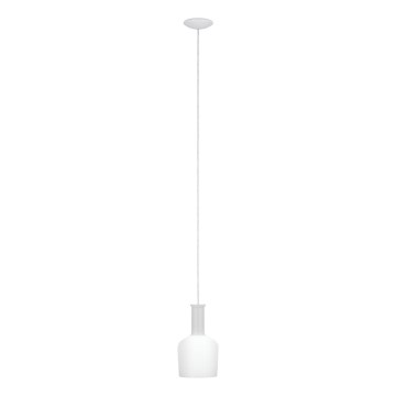 Eglo 62265 - Lustr na lanku PASCOA PRO 1xE27/60W/230V 15,6 cm bílá