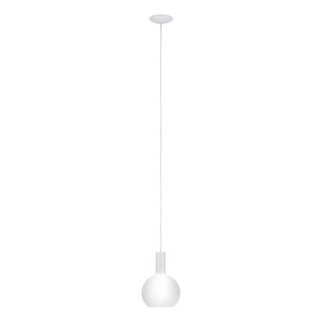 Eglo 62266 - Lustr na lanku PASCOA PRO 1xE27/60W/230V 20 cm bílá