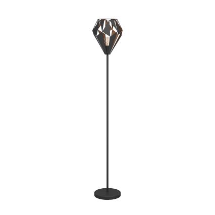 Eglo 62838 - Stojací lampa CARLTON PRO 1xE27/60W/230V černá