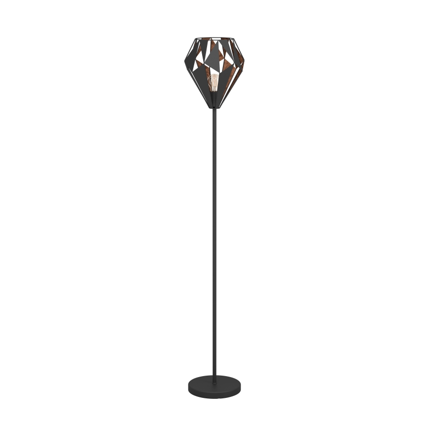 Eglo 62838 - Stojací lampa CARLTON PRO 1xE27/60W/230V černá