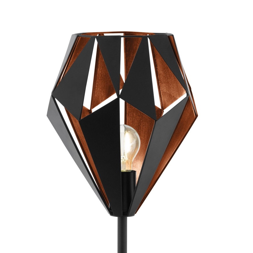 Eglo 62838 - Stojací lampa CARLTON PRO 1xE27/60W/230V černá