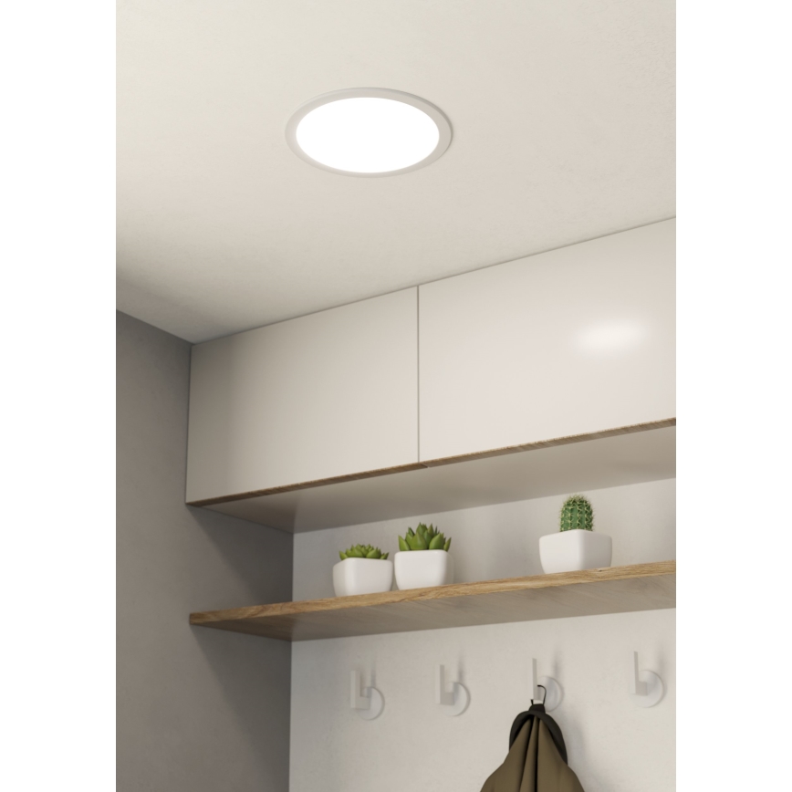 Eglo 64628 - LED Podhledové svítidlo FUEVA PRO LED/19W/230V 3000K pr. 22,5 cm bílá