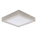 Eglo 64721 -LED Stropní svítidlo FUEVA PRO LED/19W/230V 4000K 22,5x22,5 cm matný chrom