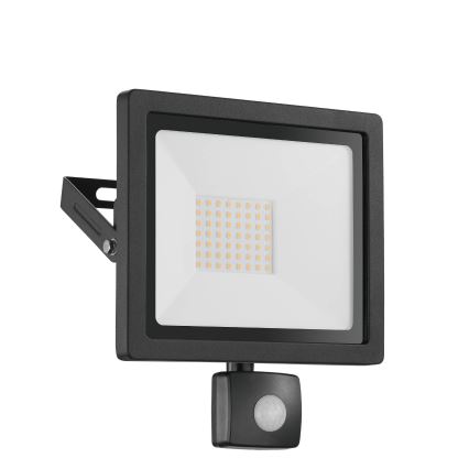 Eglo 64871 - LED Reflektor se senzorem FILETTI LED/20W/230V 3000K IP44 černá