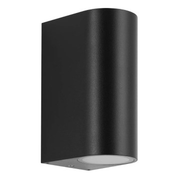 Eglo 74068 - Venkovní nástěnné svítidlo SCOGLIERA-E 2xGU10/5W/230V IP44 černá