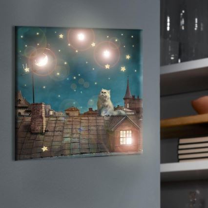 Eglo 75038 - Dekorační svítidlo CAT 4xLED/0,02W