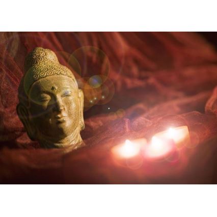 Eglo 75039 - LED Svítící dekorační obraz BUDDHA 3xLED/0,02W/2xAA 30x45 cm