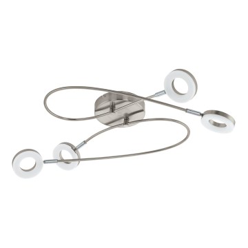 Eglo 75255 - LED Stropní svítidlo MOSANO 4xLED/3,8W/230V 3000K matný chrom