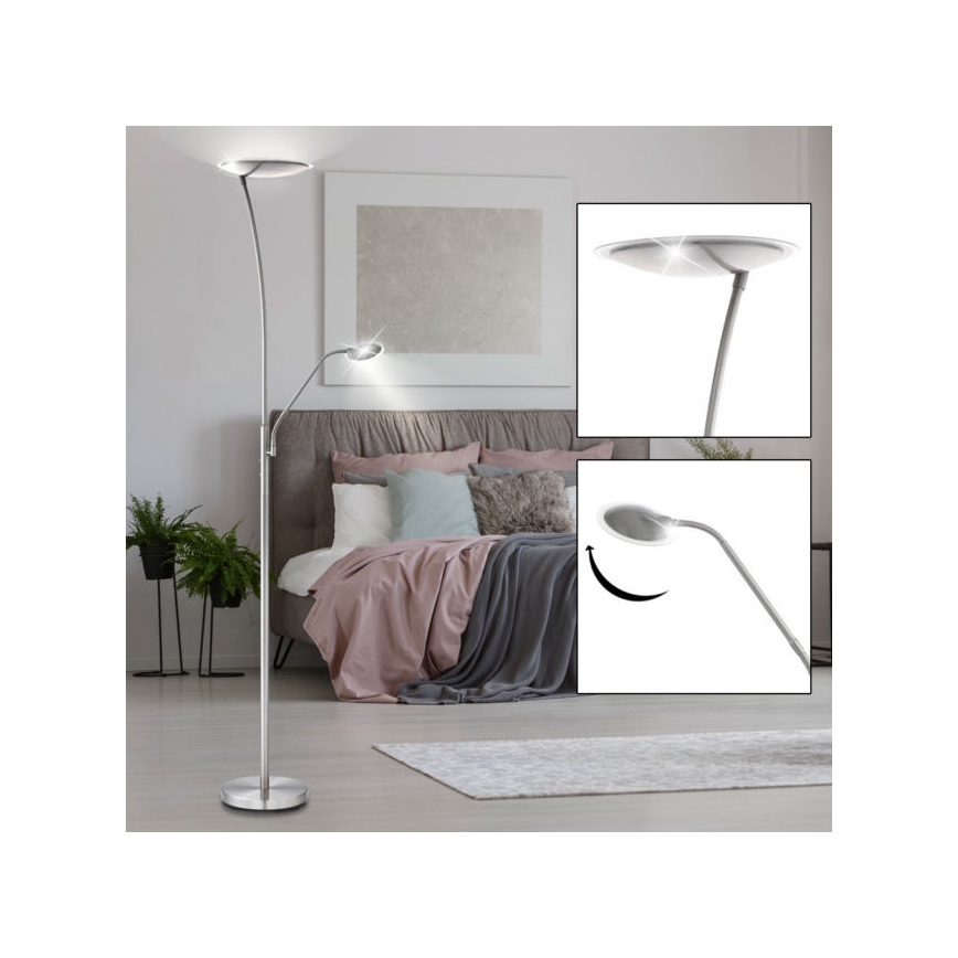 Eglo 75316 - LED Stojací lampa PENJA 1xLED/18W+1xLED/6W