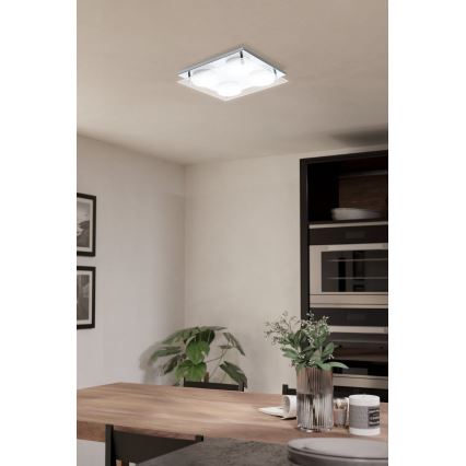 Eglo 75329 - LED Stropní svítidlo ABIOLA 4xLED/6W/230V lesklý chrom