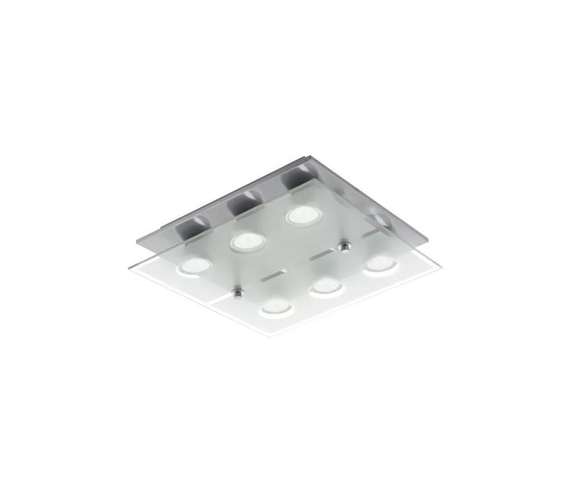 Eglo 75342 -LED Stm. stropní svítidlo CABO-SD 6xGU10/5W/230V 34x34 cm mat. chrom 75342 Matný chrom