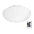 Eglo 75352 - LED RGB Stmívatelné stropní svítidlo ELLA-C 2xE27/7,5W/230V + dálkové ovládání