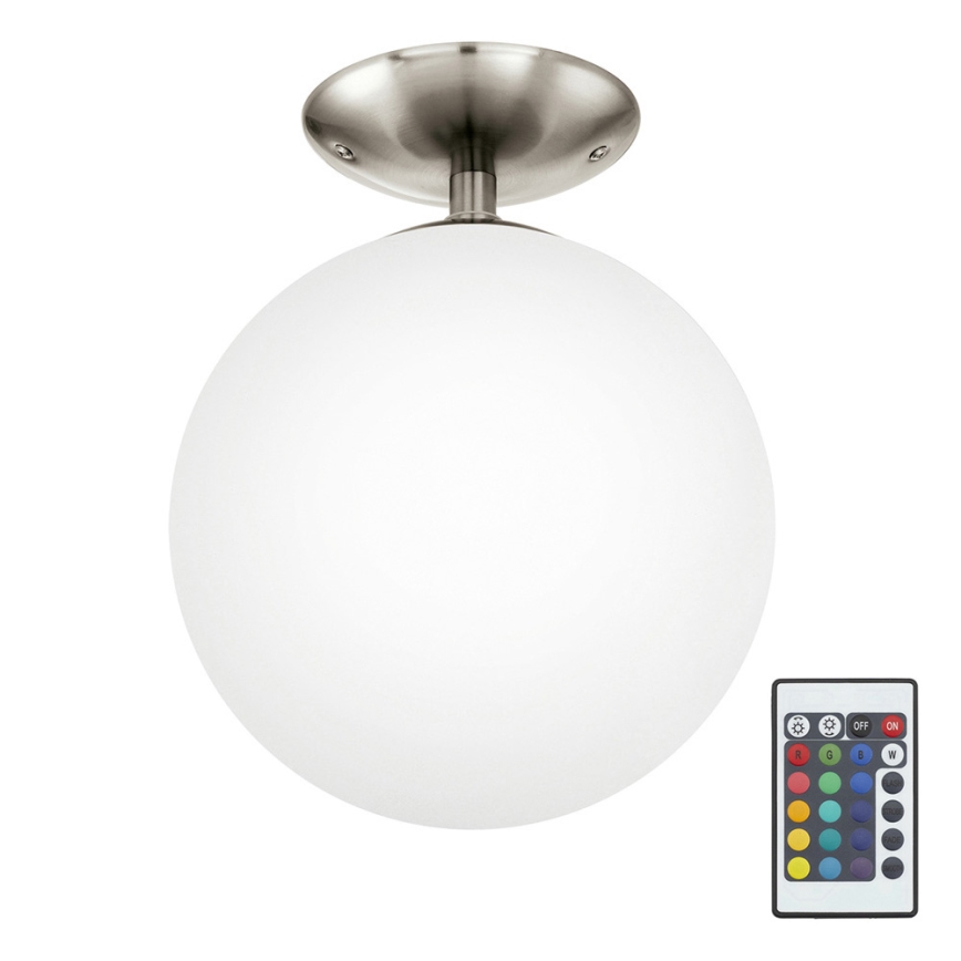 Eglo 75358 - LED RGBW Stmívatelné stropní svítidlo RONDO-C 1xE27/7,5W/23V pr. 25 cm + dálkové ovládání
