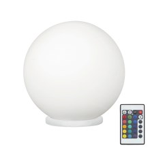 Eglo 75362 - LED RGBW Stmívatelná stolní lampa RONDO-C 1xE27/6W/230V + dálkové ovládání