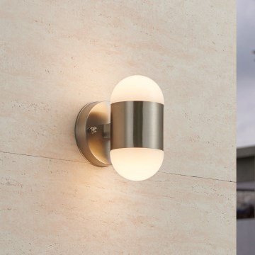 Eglo 75392 - LED Venkovní nástěnné svítidlo MEROLA 2xLED/3,7W/230V IP44 matný chrom