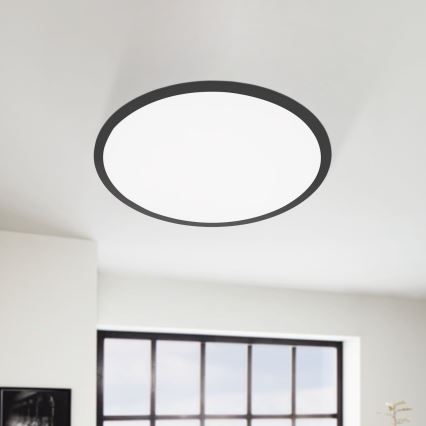 Eglo 75577 - LED Stmívatelné stropní svítidlo SALOBRENA-TW LED/32,5W/230V 2700-6500K pr. 60 cm + dálkové ovládání