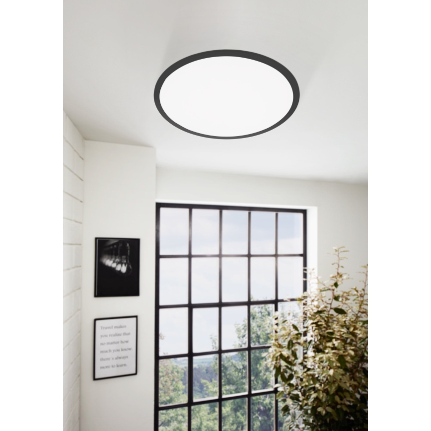 Eglo 75577 - LED Stmívatelné stropní svítidlo SALOBRENA-TW LED/32,5W/230V 2700-6500K pr. 60 cm + dálkové ovládání