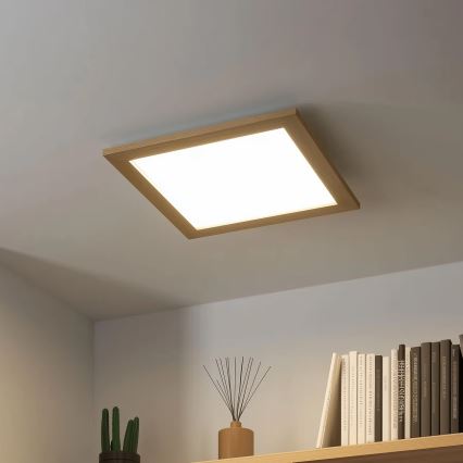 Eglo 75643 - LED Stropní svítidlo CALEMAR LED/19W/230V 4000K 43,7x 43,7 cm dub