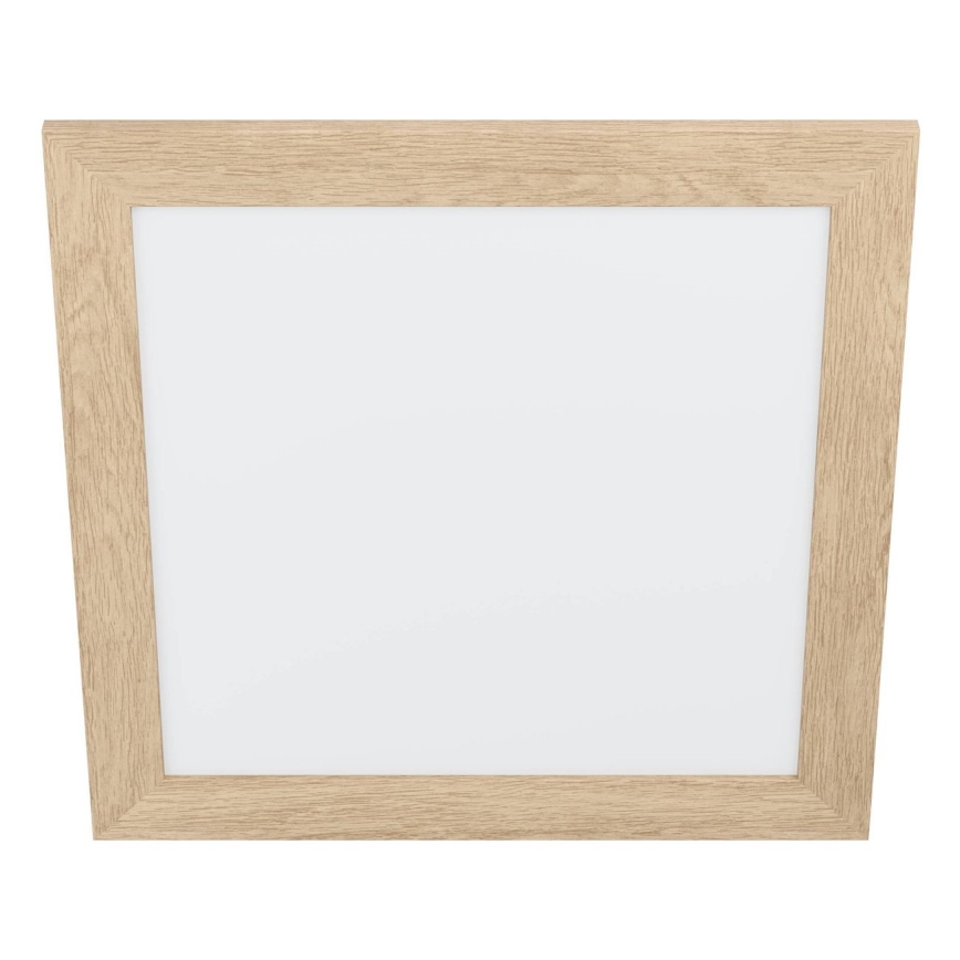 Eglo 75643 - LED Stropní svítidlo CALEMAR LED/19W/230V 4000K 43,7x 43,7 cm hnědá