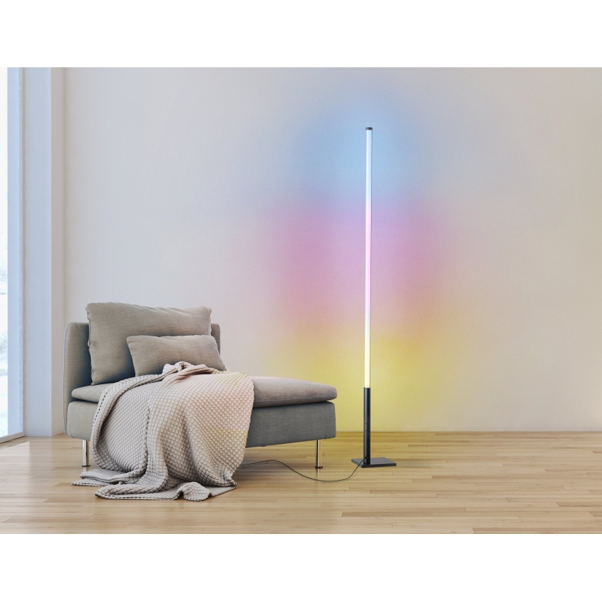 Eglo - LED RGB Stmívatelná stojací lampa LED/13,5W/230V 2700-6500K + dálkové ovládání