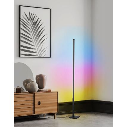 Eglo - LED RGB Stmívatelná stojací lampa LED/13,5W/230V 2700-6500K + dálkové ovládání
