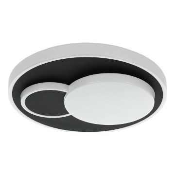 Eglo 75665 - LED Stropní svítidlo LEPRESO LED/19,5W/230V pr. 38,5 cm černá
